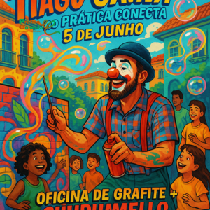 Bolhas no Ar – Intervenção de Palhaçaria com Bolhas de Sabão Gigantes (05/Junho)
